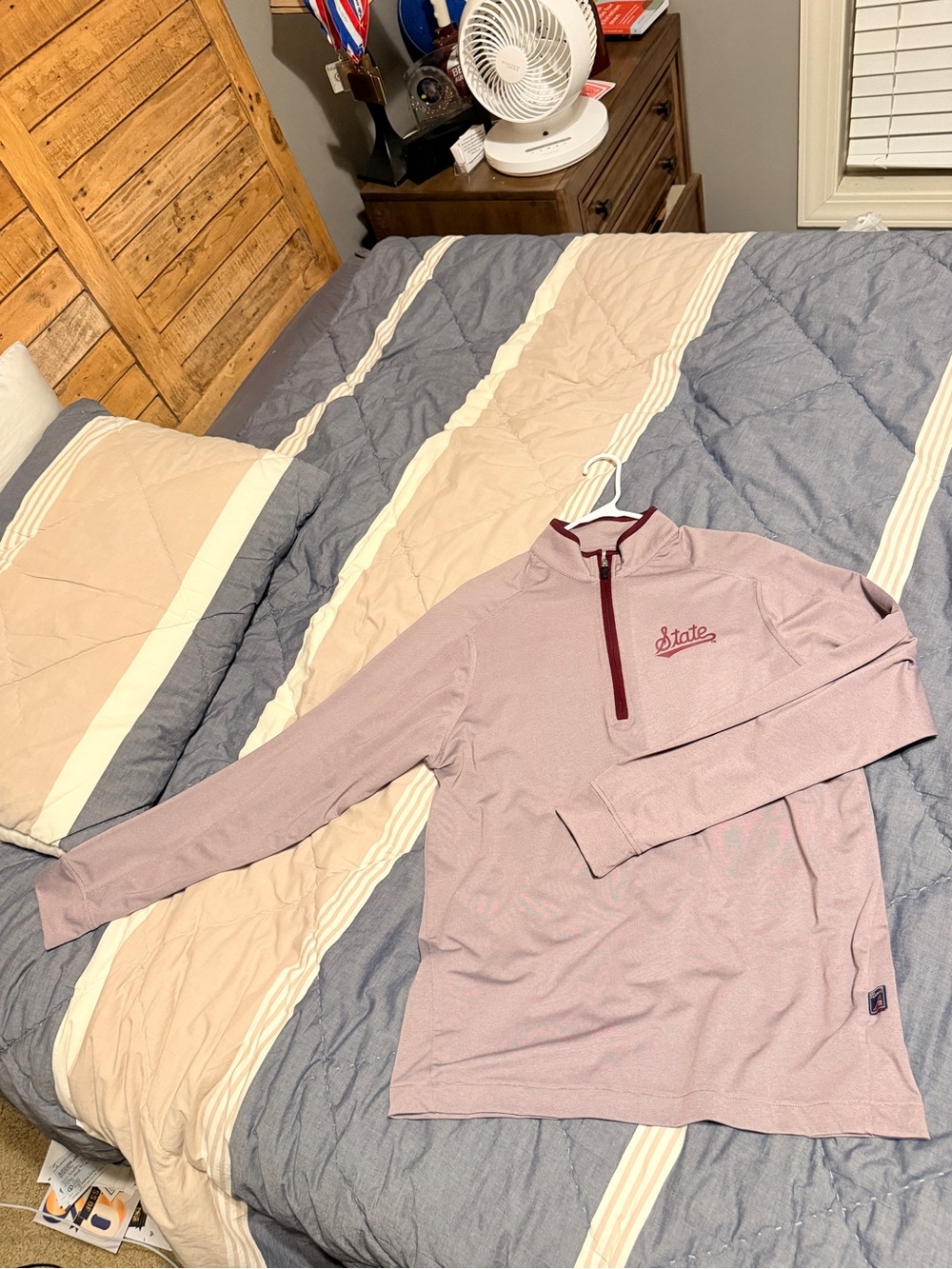 Mississippi State Script quarter zip